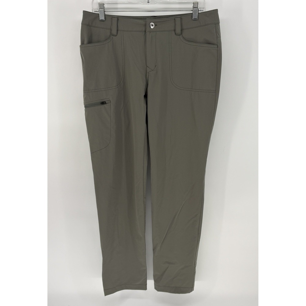 EMG Womens Hiking Pants 10R (34X32) Green Stretch Nylon Utility‎ Tech